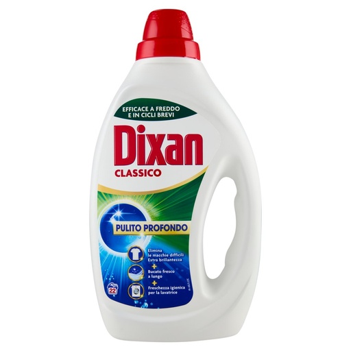 [801514977] Dixan Liquido Detersivo Lavatrice Classico 22 Lavaggi Ml.990