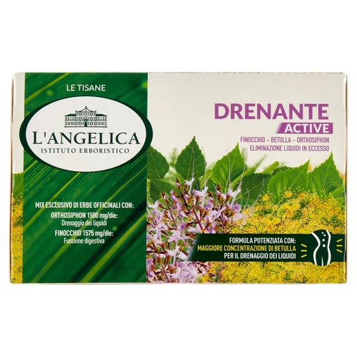 [801515014] L'Angelica Le Tisane Drenante Active 18 Filtri