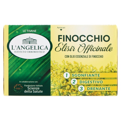 [801515015] L'Angelica Le Tisane Finocchio Elisir Officinale 18 Filtri