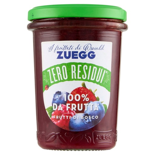 [801515029] Zuegg Confettura di Frutti di Bosco Italiani I frutteti di Oswald Zero Residui Gr.230