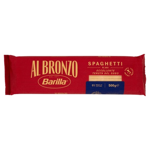 [801515045] Barilla Pasta Al Bronzo Spaghetti N°305 Gr.500