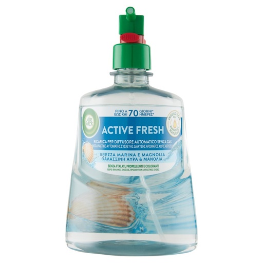 [801515068] Air Wick Active Fresh Profumatore per Ambiente Ricarica Brezza Marina  Ml.228