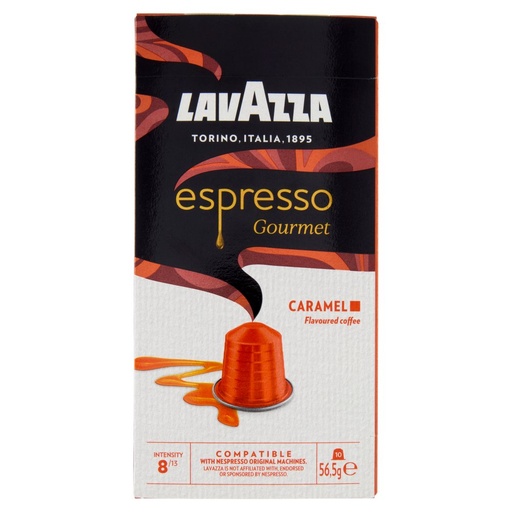 [801515104] Lavazza Capsule Compatibli Nespresso Original Espresso Gourmet Caramel Pz.10 Gr.56,5