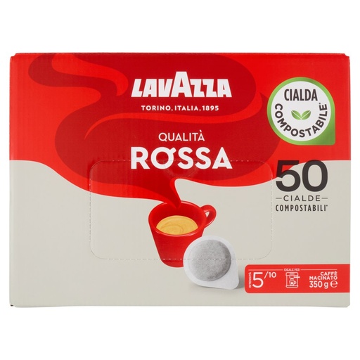 [801515112] Lavazza Cialde Caffè Qualità Rossa Pz.50 Gr.350