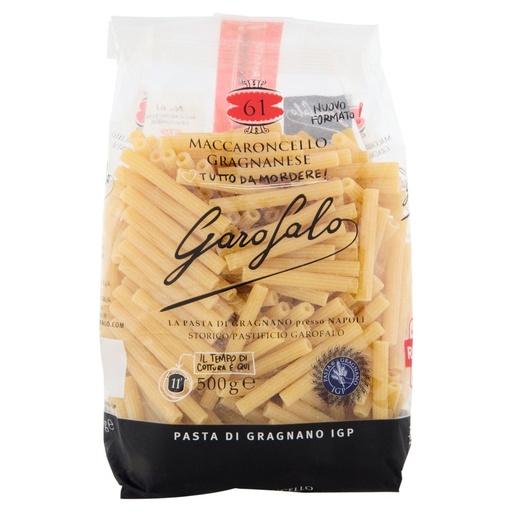 [801515140] Garofalo Maccaroncello Gragnanese N°61 Gr.500
