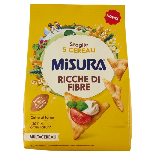 [801515157] Misura Multicereali Sfoglie ai 5 Cereali Gr.170