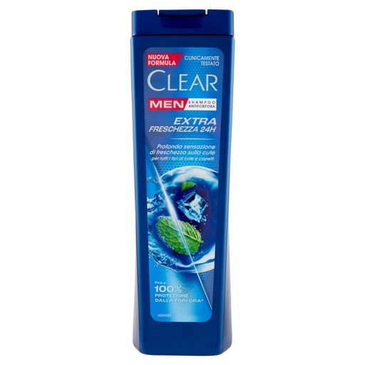 [801515231] Clear Men Shampoo Antiforfora Extra Freschezza 24H Ml.225