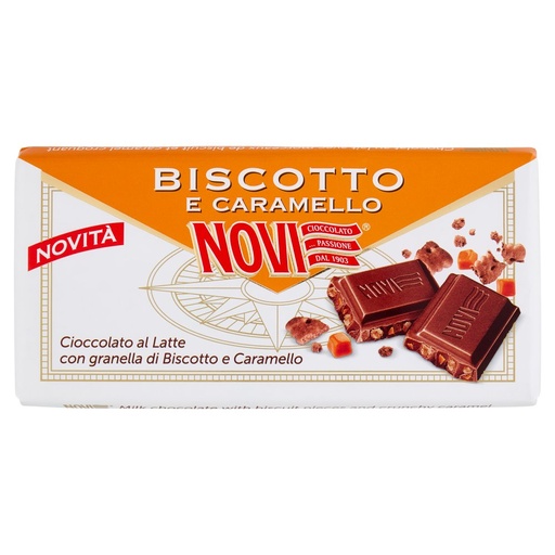 [801515262] Novi Tavoletta Biscotto e Caramello Gr.100