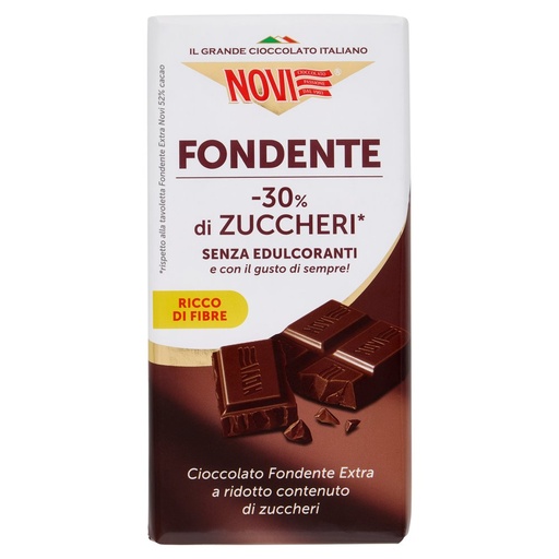 [801515263] Novi Tavoletta Fondente -30% di Zuccheri Gr.100