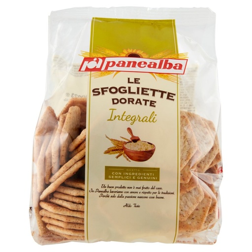 [801515291] Panealba Le Sfogliette Dorate Integrali Gr.180