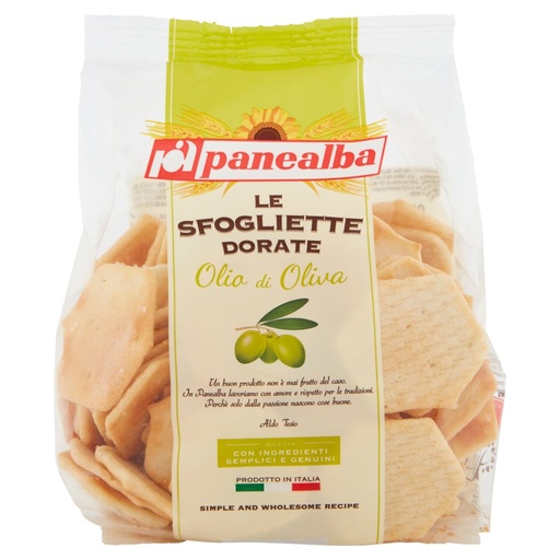 [801515292] Panealba Le Sfogliette Dorate Olio di Oliva Gr.180