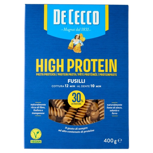 [801515309] De Cecco High Protein Fusilli N°34 Gr.400