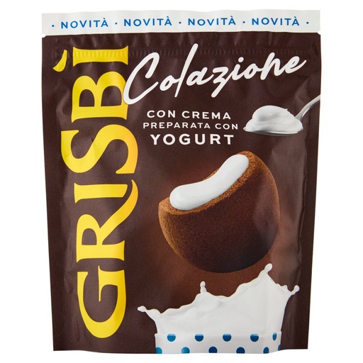 [801515314] Grisbì Colazione Biscotti con Crema Preparata con Yogurt Gr.225