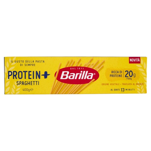 [801515360] Barilla Protein Più Spaghetti Pasta Ricca di Proteine di Origine Vegetale Gr.400