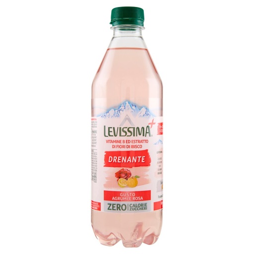 [801515367] Levissima Acqua Drenante al Gusto di Agrumi e Rosa Cl.50
