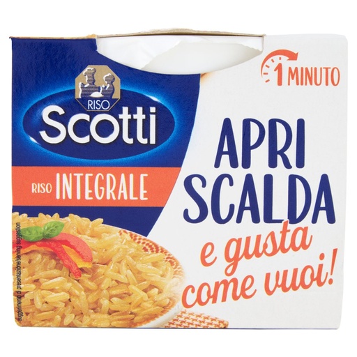 [801515382] Riso Scotti Apri Scalda e Gusta Come Vuoi! Riso Integrale Gr.200