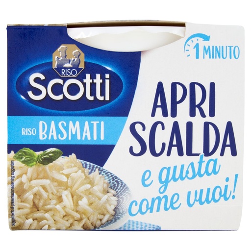 [801515383] Riso Scotti Apri Scalda e Gusta Come Vuoi! Riso Basmati Gr.200