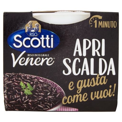 [801515384] Riso Scotti Apri Scalda e Gusta Come Vuoi! Riso Integrale Venere Gr.200