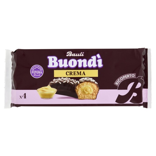[801515436] Bauli Buondì Crema Ricoperto di Cioccolato Gr.46 Pz.4