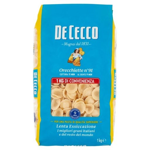 [801515447] De Cecco Orecchiette N°91 Kg.1