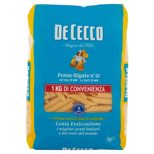 [801515448] De Cecco Penne Rigate N°41 Kg.1