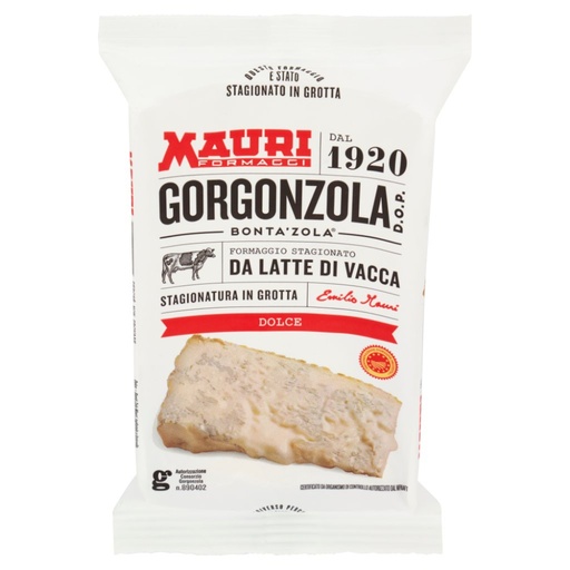 [000003270] Mauri Gorgonzola 1/8 Vaschetta Kg.1,55
