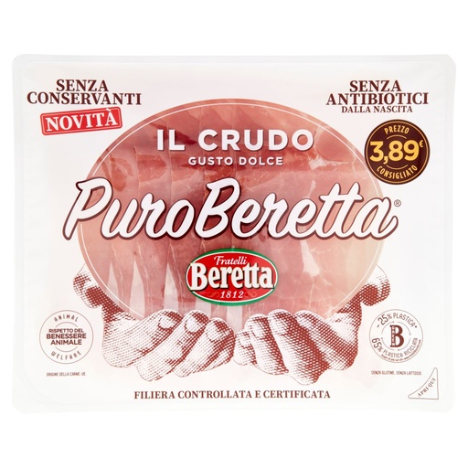 [000003280] BERETTA PROSC.CRUDO PURO GR.90