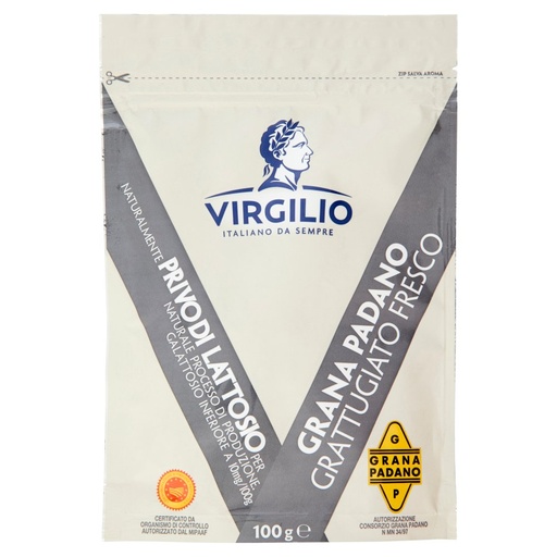 [000004975] Virgilio Grana Padano Grattugiato Fresco Gr.100