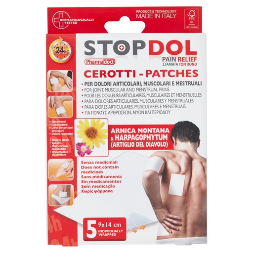 [000005095] Stopdol Cerotti Arnica Artiglio Del Diavolo X5