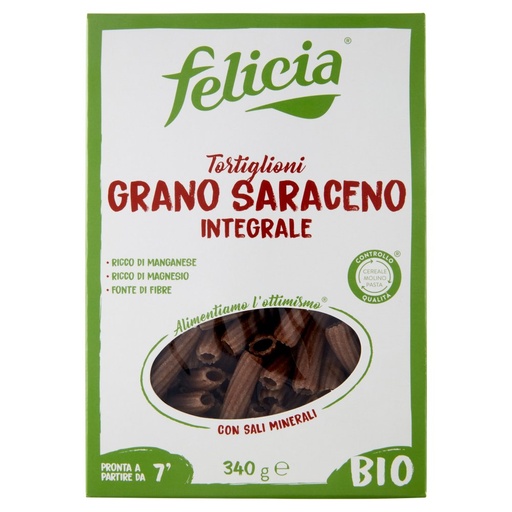 [000005206] Felicia Tortiglioni Grano Saraceno Integrale Bio Gr.340