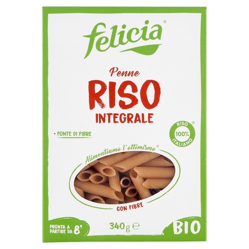 [000005211] Felicia Penne Riso Integrale Bio Gr.340