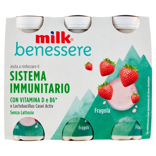 [000005459] MILK RINFORZO DIFESE FRAGOLA G100X6