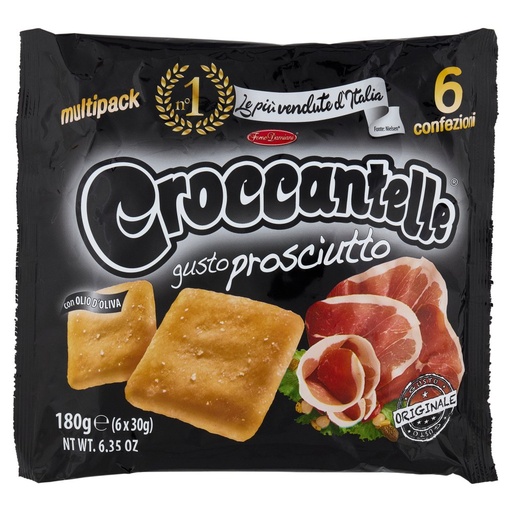 [000009488] Eurosnack Croccantelle Prosciutto Multipack Gr.180