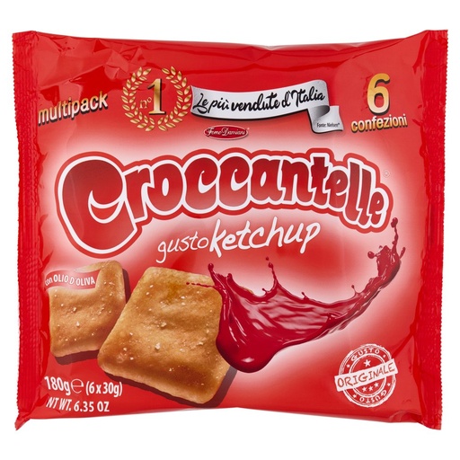 [000009491] Eurosnack Croccantelle Ketchup Multipack Gr.180