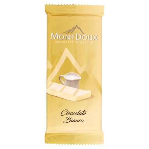 [000009950] Mont Doux Tavoletta di Cioccolato Bianco Gr.100