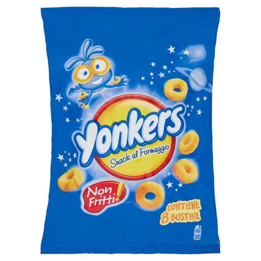 [000010787] Yonkers Snack al Formaggio Multipack 8 Bustine Gr.120