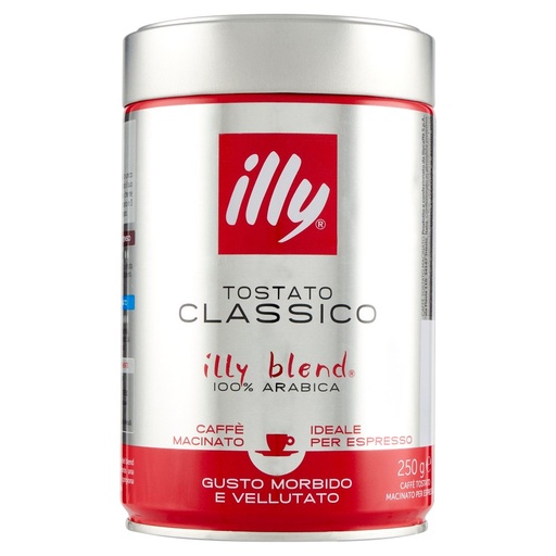 [000011437] ILLY ESPRESSO MACINATO CLASSICO GR.250