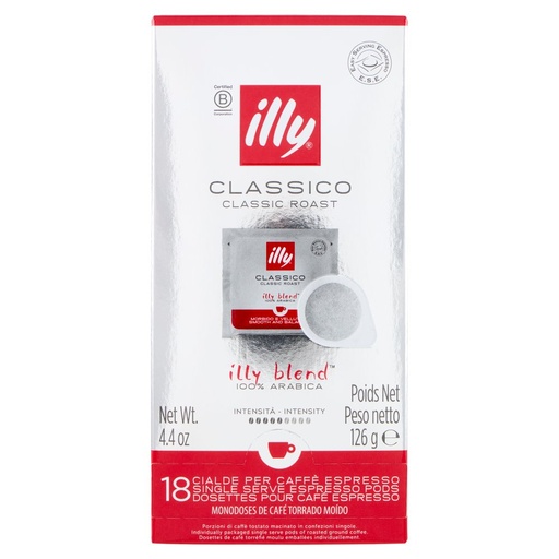 [000011927] ILLY CAFFE'CIALDE X18 100% ARABICA CLASS ICO