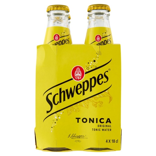 [000011939] SCHWEPPES TONICA ML.180X4