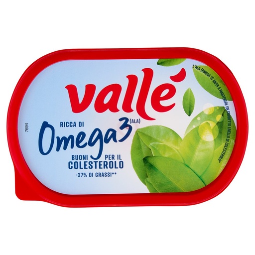 [000012185] VALLE'MARGARINA GR.250 OMEGA3 SENZA OLIO DI PALMA