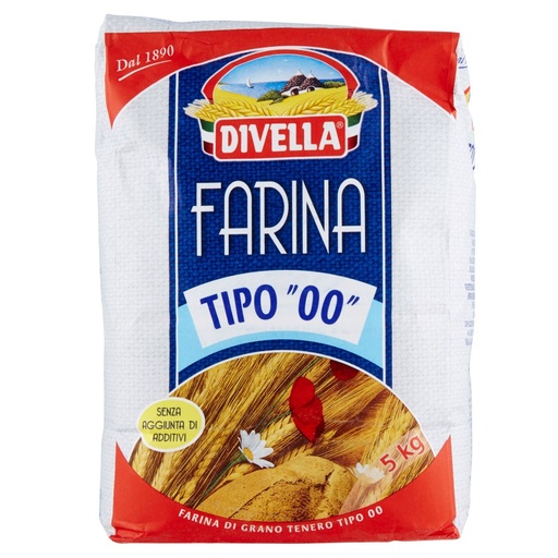 [000012198] DIVELLA FARINA KG.5 "00" BLU