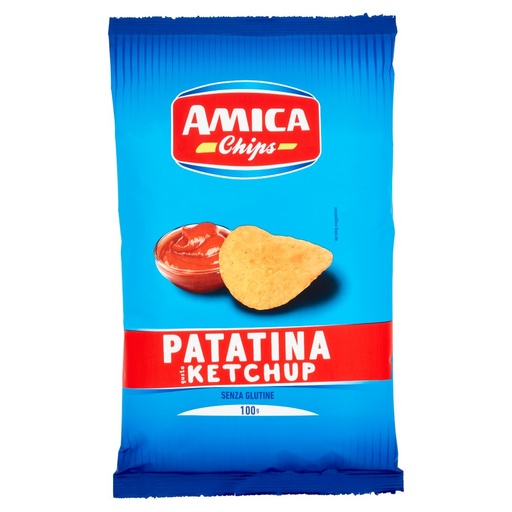 [000012515] Amica Chips Patatina Gusto Ketchup Gr.100