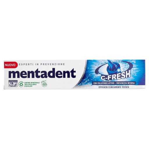 [000012704] MENTADENT DENTIFRICIO C-FRESH ML.75
