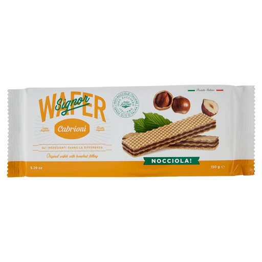 [000014005] CABRIONI WAFER PIU'GR.150 NOCCIOLA