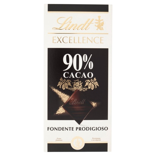 [000014497] LINDT EXCELLENCE TAVOLETTA CACAO 90% GR. 100