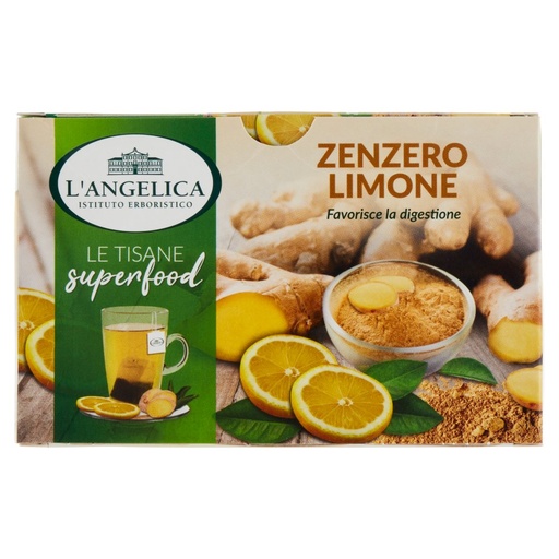 [000014841] L'ANGELICA TISANA X20 LIMONE E ZENZERO