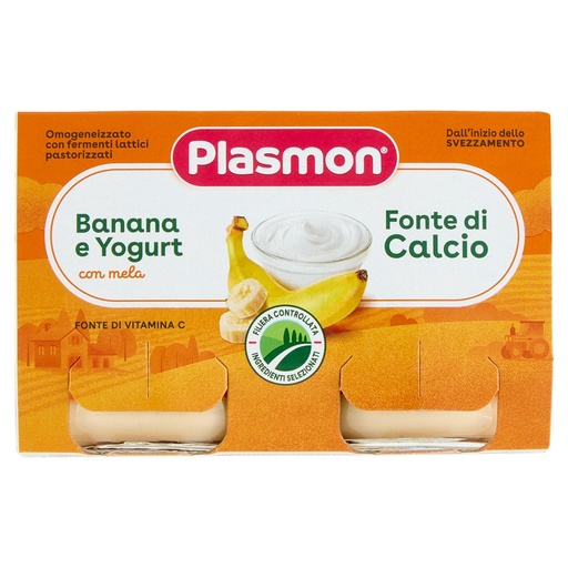 [000015019] PLASMON OMO GR.120X2 YOG/BANANANA