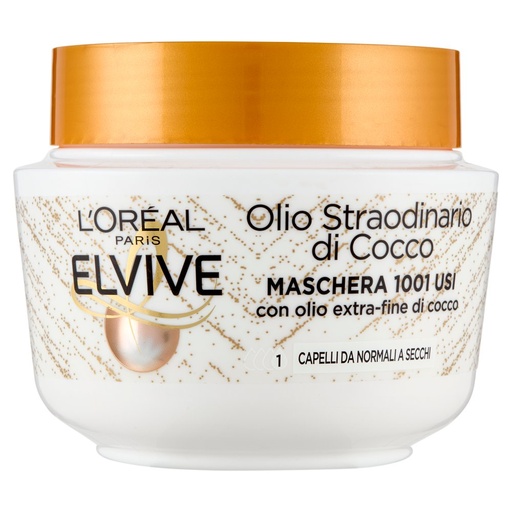 [000015214] ELVIVE MASCHERA ML.300 OLIO COCCO
