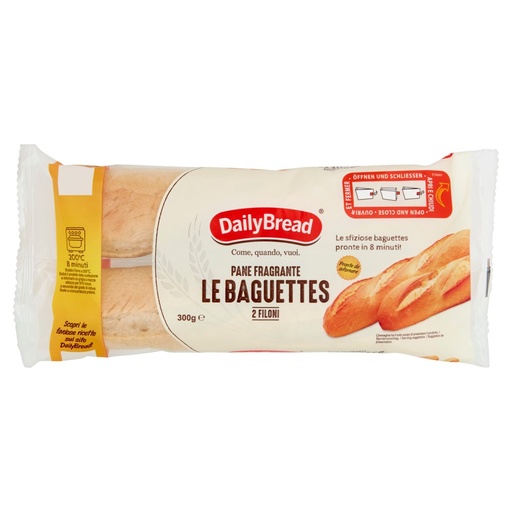 [000015298] DAILYBREAD BAGUETTE PRECOTTE X2 GR.300