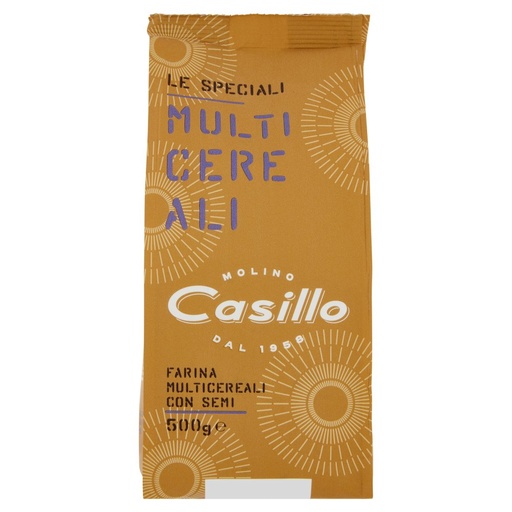 [000015423] CASILLO FARINA MULTICEREALI GR.500 RACCO NTI DEL CA